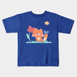 Cute fox Kids T-Shirt